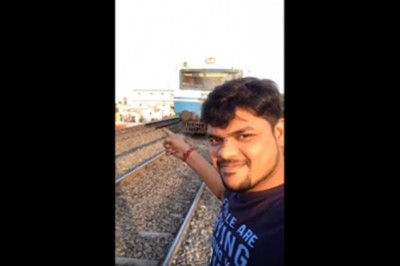 Postanowił zrobić sobie selfie z pociągiem. Nie przyszło mu do głowy jaki będzie tego finał