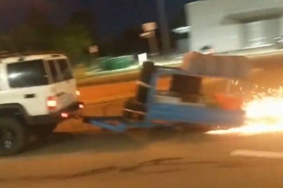 Mistrzowska ucieczka przed policją. Ten gość miał ogromnego farta