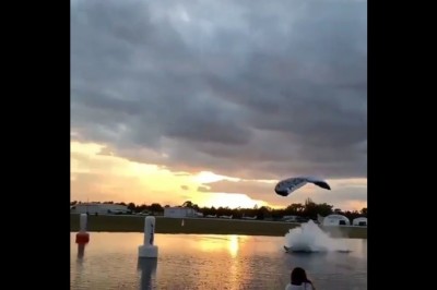 Kiedy chcesz popisać się swoim lądowaniem precyzyjnym, ale mocno przeginasz