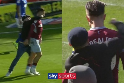 Kibic wbiegł na boisko i uderzył piłkarza. Poniosło gościa