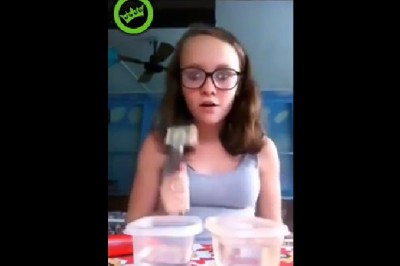 Dziewczyna chciała pokazać sztuczkę z płonącym banknotem. Nie spodziewała się takiego finału