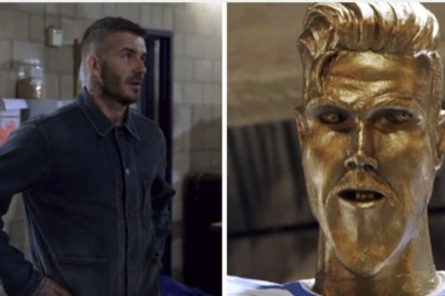 David Beckham udał się na odsłonięcie pomnika na swoją cześć. Nie mógł uwierzyć co zobaczył