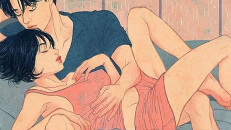 Te cudowne ilustracje idealnie pokazują jak zakochany chłopak chce spędzać czas ze swoją dziewczyną