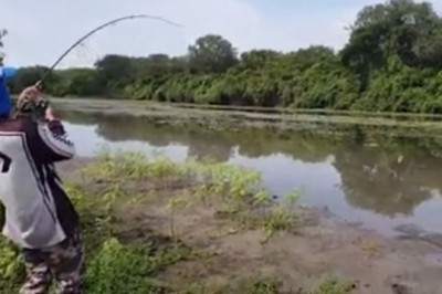 Gdy masz konkretne branie, ale musisz brać nogi za pas i uciekać. To się nazywa hardcorowe łowienie ryb