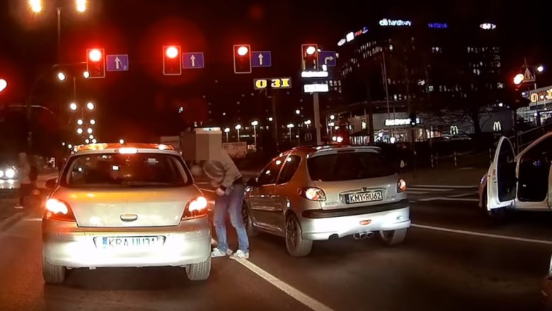 Szybki i wściekły Seba wyskakuje z łapami do innego kierowcy - Kraków