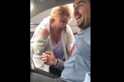 Narwana babcia wystartowała z łapami do kierowcy. Konkretnie się zagotowała 