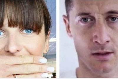 Lewandowski prawie znokautował swoją żonę. Podczas zabaw w ogródku trafia ją piłką