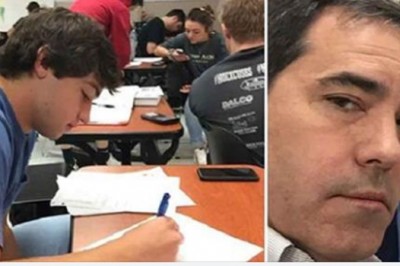 Nastolatek zmieniał życie nauczycieli w piekło. W końcu w szkole pojawił się jego ojciec i dał mu nauczkę