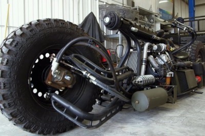 Kozacka maszyna. Motocykl zrobiony z tego, co było pod „ręką”