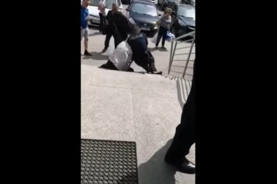 Radny z nożem kontra policjant. Gruba akcja pod sklepem w Busku-Zdroju