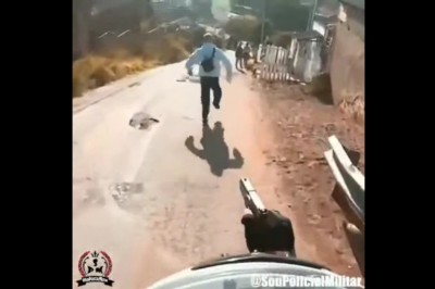 Mistrz ucieczki w akcji. Policjant gonił go przez pół osiedla