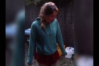 Dziewczyna zgodziła się na zakład o 350 zł. Takiego finału jednak nie przewidziała