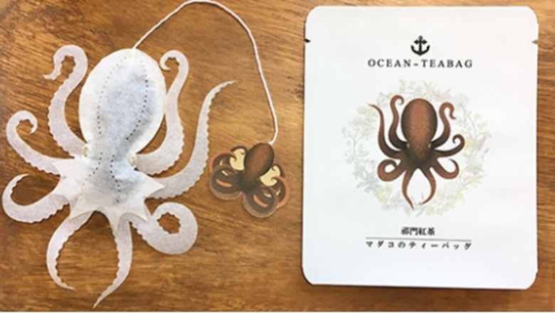 Japońska firma tworzy torebki herbaty w kształcie morskich stworzeń, które „ożywają” po zalaniu