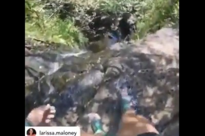 Nagrała swój upadek z wodospadu. Chciała pokazać jak spędza wakacje