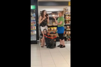 Mocna akcja w Biedronce. Narwana klientka kontra obsługa 