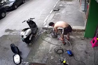 Sam uratował sobie życie. Niesamowity fart pracownika 