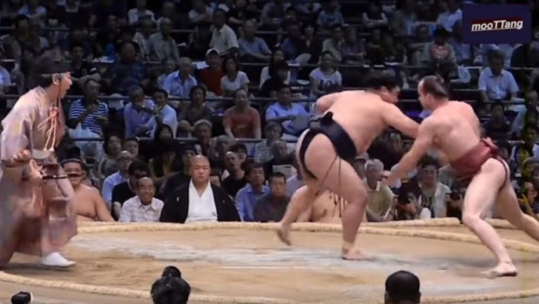 Pavel Bojar 98 kg zawodnik vs 200 kg mistrzowie sumo. Nie mieli z nim szans