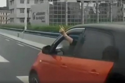 Momentalna karma za swoje chamstwo na drodze