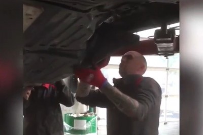 Niespodzianka u mechanika. Gdyby tego nie nagrali nikt by nie uwierzył