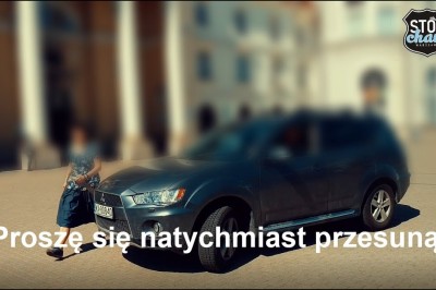 STOP CHAM - Warszawa. Ziomki postanowili przegonić kierowców 