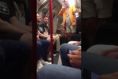 Wkurzał pasażerów jadących metrem. Gość szybko sobie z nim poradził 