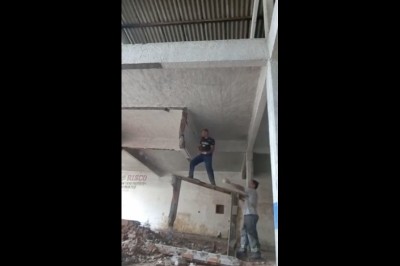 Kiedy Edek z Tadkiem biorą się za wyburzanie to musi się coś stać 