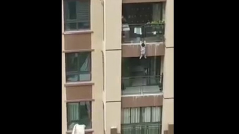 2-letni chłopiec wypadł z balkonu na 6 piętrze. Wszystko nagrał sąsiad 
