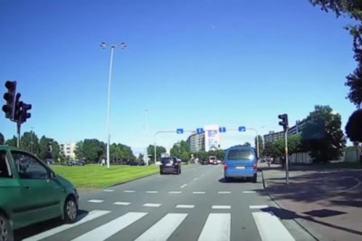 Szybka kara dla pirata na przejściu. Musiał się nieźle zdziwić