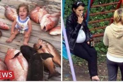 Zdjęcia rodziców, którzy zdecydowanie nie dorośli do tego, aby mieć dzieci