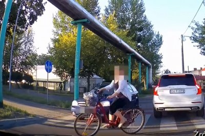 Potrącenie rowerzystki na przejściu dl pieszych - dostała 400 zł mandatu 