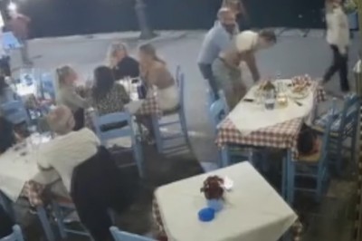 Kelner ratuje życie klientowi w restauracji. Miał sporo szczęścia