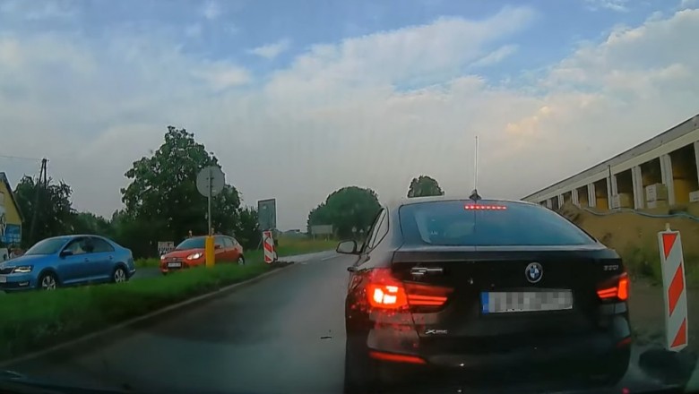 Policjanci w nieoznakowanym BMW GT polowali na stłuczkę?