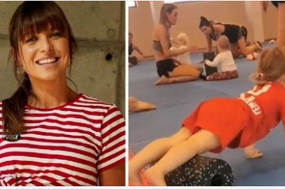 Klara Lewandowska idzie w ślady Ani. Dała czadu na treningu jak profesjonalistka 