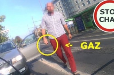 Agresja na drodze, czyli spotkanie rowerzysty z kierowcą - Poznań 