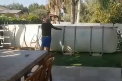 Tatuś pięknie zakończył wakacje. Żona będzie z niego dumna