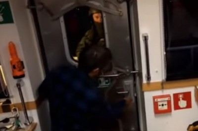 Nagranie z wejścia Straży Granicznej na statek Greenpeace