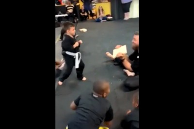 Młody już chciał się poddać, jednak koledzy dopingowali do samego końca