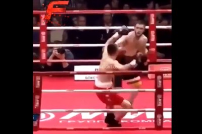 Boksera chyba za mocno poniosło. Odwalił konkretny taniec na ringu