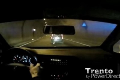 Mistrzowska ucieczka Fiatem Panda przed policją na autostradzie