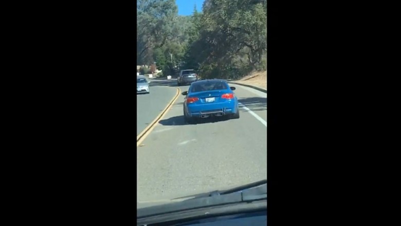 Mistrz kierownicy w BMW kasuje auto wyjeżdżając z drogi