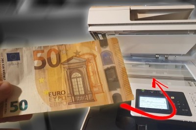Co się stanie jeżeli będziesz chciał skopiować pieniądze na drukarce?