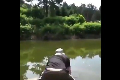 Kiedy kupiłeś wędkę za konkretny hajs, a ryba nagle bierze