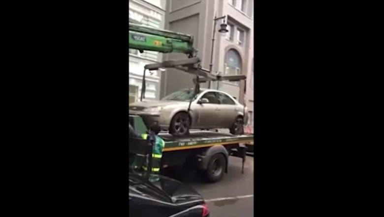 Mistrz lawety kontra auto klienta. Troszkę go poniosło