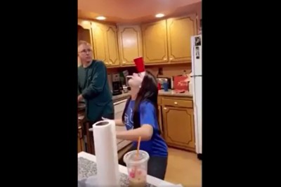 Ojca, aż zamurowało jak zobaczył co potrafi wyczyniać córeczka 