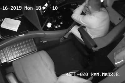 Nagranie z oślepienia maszynisty pociągu na Dolnym Śląsku