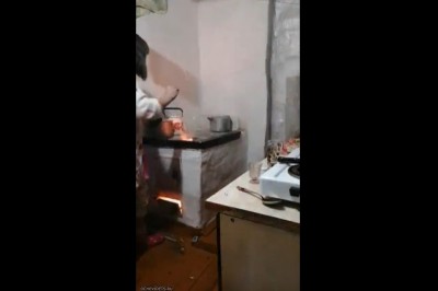 Jak matka rozpala w piecu to pół kuchni zdemolowane 