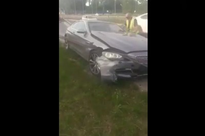 Mocne przegięcie podczas holowania BMW. Tego nie przewidzieli