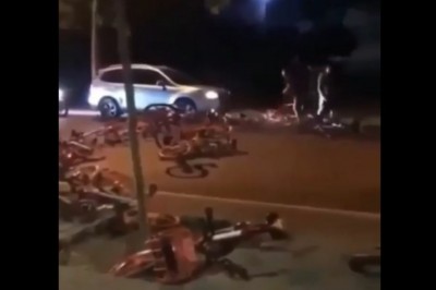 Kierowca autobusu kontra protestujący rowerzyści. Tego nie przewidzieli