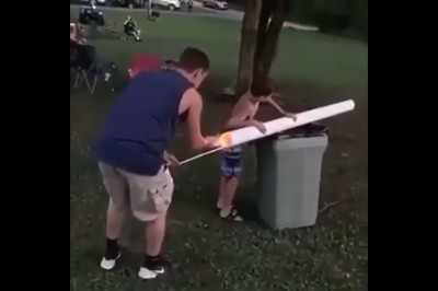 Kiedy uważasz, że normalne rozpalanie ogniska jest dla leszczy