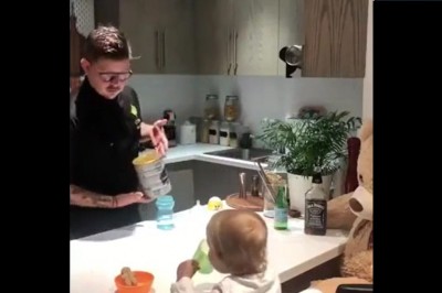 Kiedy ojciec jest barmanem i chce młodemu zaserwować kolację 